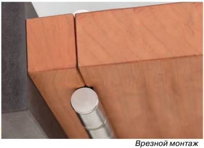 Петля барная 175 мм, для деревянных дверей шириной 37-50 мм, весом до 43 кг, сталь, цвет хром матовый (2 петли в комплекте) Изображение 5