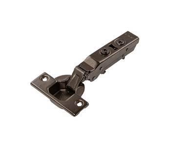 Петля для накладных дверей Alphalux Titan Clip-On, Soft-Close, угол открывания 100°, 48мм, чашка 35 мм, титан Изображение