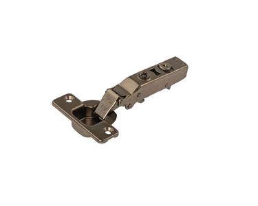 Петля для накладных дверей Firmax Smartline Clip On BLACK, Soft-Close, угол открывания 105°, 48мм, чашка 35 мм Изображение