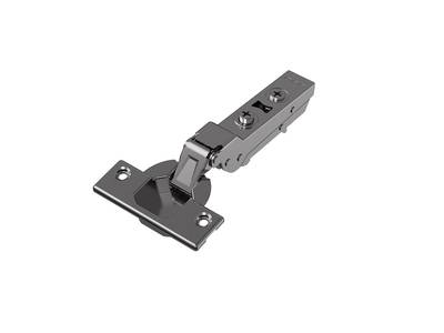 Петля для смежных дверей Alphalux Titan Clip-On, без пружины, угол открывания 100°, 48мм, чашка 35 мм, титан Изображение