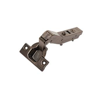 Петля для угловых дверей +45° Alphalux Titan Clip-On, Soft-Close, угол открывания 100°, 48мм, чашка 35 мм, титан Изображение