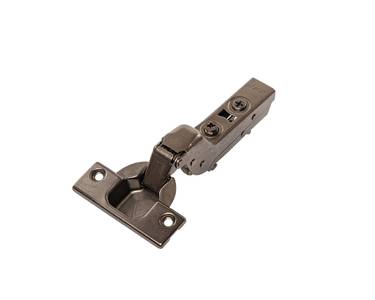 Петля для вкладных дверей Alphalux Titan Clip-On, Soft-Close, угол открывания 100°, 48мм, чашка 35 мм, титан Изображение