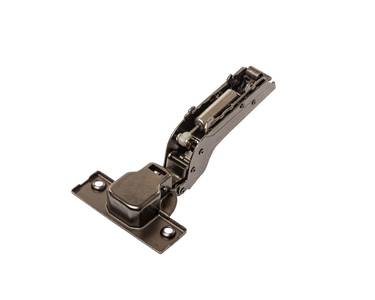 Петля для вкладных дверей Alphalux Titan Clip-On, Soft-Close, угол открывания 100°, 48мм, чашка 35 мм, титан Изображение 2