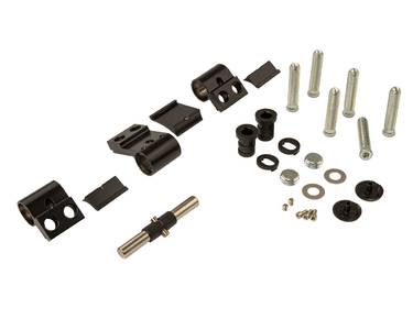 Петля двер. втулочн. ELEMENTIS, 3-х секционная, м/о 63, креп. на тепл. профиль, черн. мат. RAL9005S Изображение 5