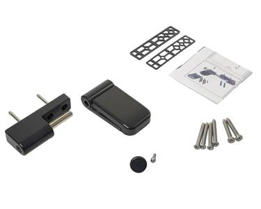 Петля дверная на 160 кг, наплав 17-21,  RAL8019 коричневый Изображение