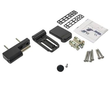 Петля дверная на 160 кг, наплав 17-21,  RAL8019 коричневый Изображение 2
