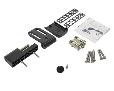 Петля дверная на 160 кг, наплав 17-21,  RAL8019 коричневый Изображение 3