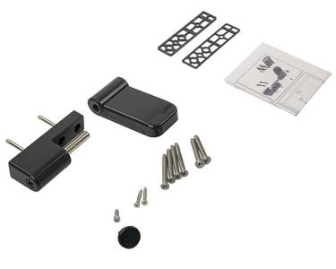 Петля дверная на 160 кг, наплав 17-21,  RAL8019 коричневый Изображение