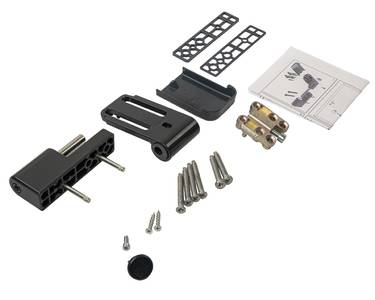 Петля дверная на 160 кг, наплав 17-21,  RAL8019 коричневый Изображение 3