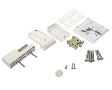 Петля дверная на 160 кг, наплав 17-21,  RAL9016 белый Изображение 3