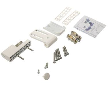 Петля дверная на 160 кг, наплав 17-21,  RAL9016 белый Изображение 3