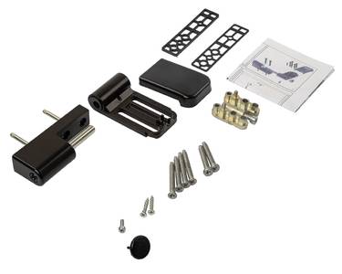 Петля дверная на 160 кг наплав 17-21 RAL 9005Mat Изображение 2