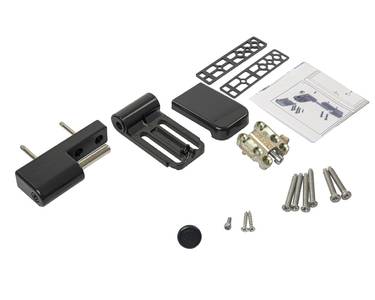 Петля дверная на 160кг, наплав 17-21,  RAL7016 антрацит Изображение 2