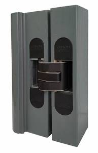 Петля дверная скрытая универсальная, 3D, 120x27 мм, 60 кг, черный мат., с 4 пласт. колпачками Изображение 10