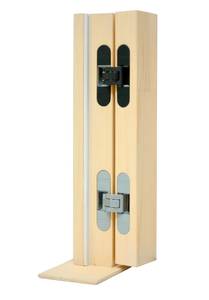 Петля дверная скрытая универсальная, 3D, 95x23 мм, 60 кг, цама, хром сатин., с 4 пласт. колпачками Изображение 11