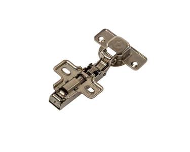 Петля накладная Clip-On с доводчиком, 84гр, с монтажной планкой h=0мм в сборе, под саморез, 48*6мм, 35мм чашка Изображение 3