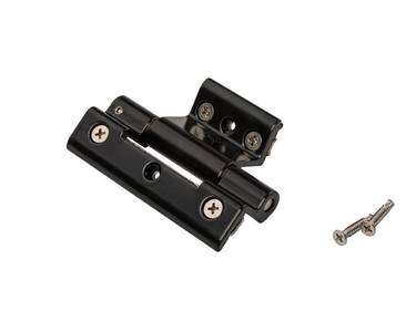 Петля поворотная оконная, Европаз, черн., Европаз V.01, V.02, (петля + 2 самореза) Изображение