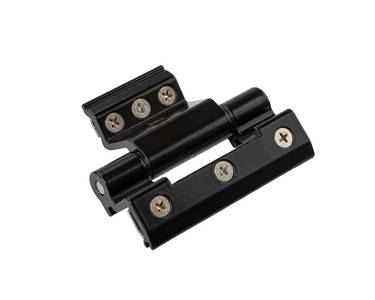 Петля поворотная оконная, Европаз, черн., Европаз V.01, V.02, (петля + 2 самореза) Изображение 4