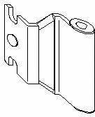 Петля угловая верхняя пассивированная 12/20-10 Изображение 5