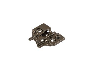 Планка монтажная 3D для петель Firmax Smartline Clip On BLACK,Soft-Close, H=2, крестовая с регулировкой по высоте, под саморез Изображение 2