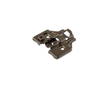 Планка монтажная 3D для петель Firmax Smartline Clip On BLACK,Soft-Close, H=2, крестовая с регулировкой по высоте, под саморез Изображение