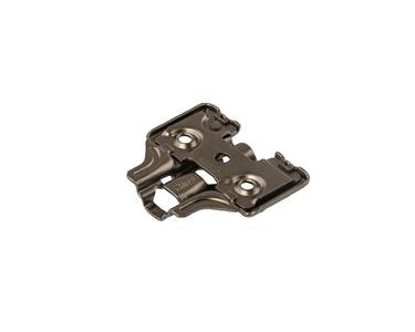 Планка монтажная 3D для петель Firmax Smartline Clip On BLACK,Soft-Close, H=2, крестовая с регулировкой по высоте, под саморез Изображение 4