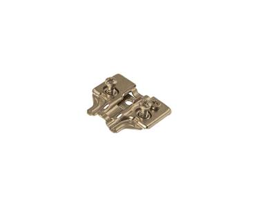 Планка монтажная 3D для петель Firmax Smartline Clip On, Soft-Close, H=0, крестовая с регулировкой по высоте, под евровинт Изображение