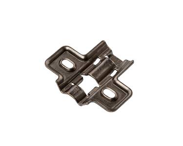 Планка монтажная для петель Alphalux  Titan, Clip-on, H=2, крестовая, под саморез, титан Изображение 3