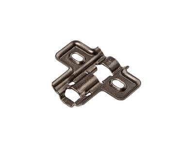 Планка монтажная для петель Alphalux  Titan, Clip-on, H=2, крестовая, под саморез, титан Изображение 4