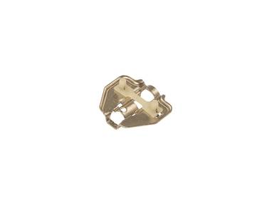 Планка монтажная для петель DTC Pivot Pro Clip-on, H=0, крестовая, муфта под саморез Изображение 3