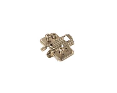 Планка монтажная для петель DTC Pivot Star Anyway Clip-on, H=2, крестовая с эксцентриковой регулировной по высоте, под саморез (в комплекте) Изображение 2