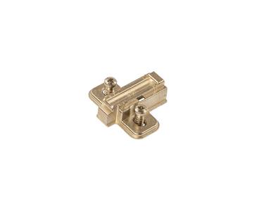Планка монтажная для петель DTC Pivot Star Anyway Clip-on, H=9, крестовая, под евровинт Изображение