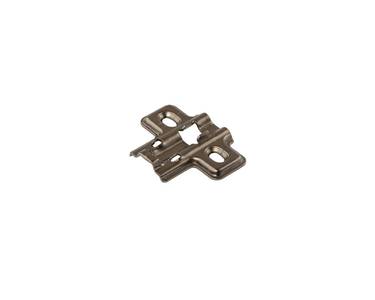 Планка монтажная для петель Firmax Smartline Clip On BLACK,Soft-Close, H=0, крестовая, под саморез Изображение