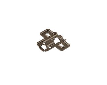 Планка монтажная для петель Firmax Smartline Clip On BLACK,Soft-Close, H=0, крестовая, под саморез Изображение 3