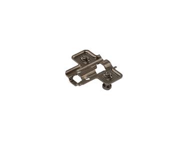 Планка монтажная для петель Firmax Smartline Clip On, Soft-Close, H=0, крестовая, евровинт, черный никель Изображение 4