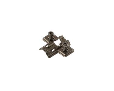 Планка монтажная для петель Firmax Smartline Clip On, Soft-Close, H=2, крестовая, евровинт, черный никель Изображение 2