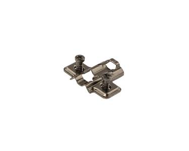 Планка монтажная для петель Firmax Smartline Clip On, Soft-Close, H=2, крестовая, евровинт, черный никель Изображение