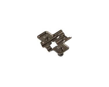 Планка монтажная для петель Firmax Smartline Clip On, Soft-Close, H=2, крестовая, евровинт, черный никель Изображение 3