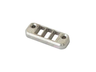 Планка ответная 2-створчатая, дерево 20 мм, Internika Изображение 2