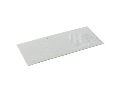 Пластина рихтовочная Bistrong 100x40x1, белая Изображение