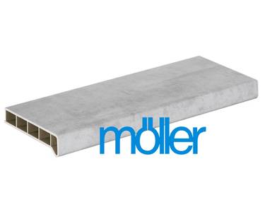 Подоконник пластиковый Moeller LD S 30 /200/ СВЕТЛЫЙ БЕТОН /6,0м/ Изображение 4