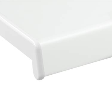 Подоконник пластиковый Satin /400/ белый /6,0м/ Изображение 3