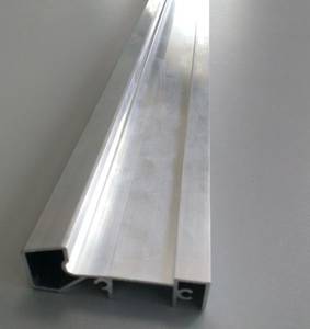 Порог алюминиевый для ПВХ дверей холодный (58х24 мм), 6м Изображение