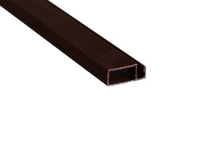 Профиль BAUSET МС-БАЗА 10х25 основной коричневый (6,0м) Изображение