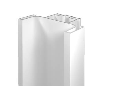 Профиль GOLA FIRMAX вертикальный средний L=3000mm, алюминий белый Изображение