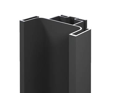 Профиль GOLA FIRMAX вертикальный средний L=3000mm, алюминий черный Изображение 1