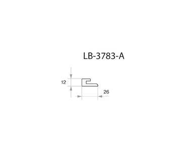 Профиль  МДФ AGT LB-3783-A 12*26*2800 мм, новый светлый орех 239 Изображение 2