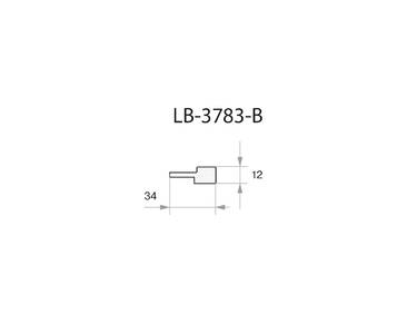 Профиль  МДФ AGT LB-3783-B 12*34*2800 мм, новый светлый орех 239 Изображение 2