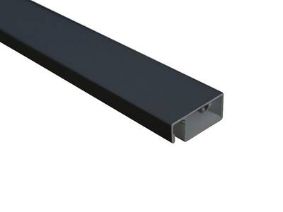 Профиль МС-БАЗА BAUSET 10х25 основной антрацит (6,0м) RAL7016 Изображение