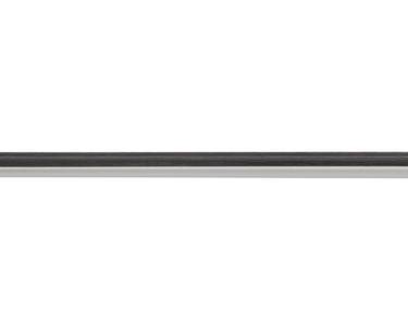 Профиль декоративный Isabel 18X8, двусторонний, белый/антрацит 7016 Изображение